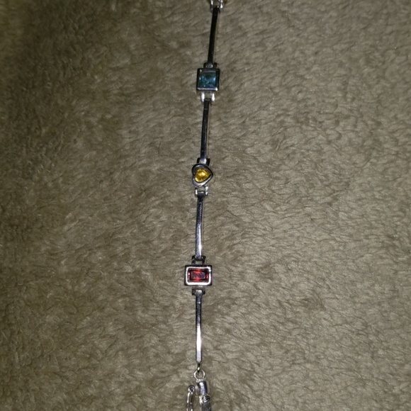 Multi color silver bracelet - Picture 6 of 7